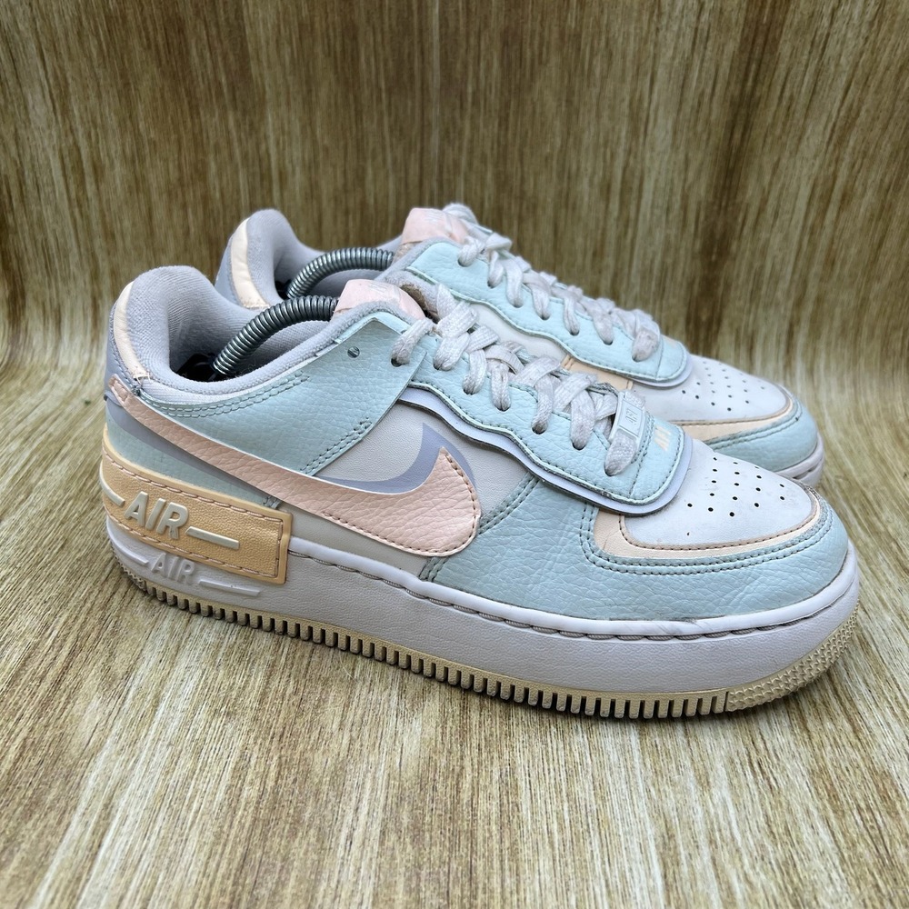 Nike Air Force 1 Shadow Sail Womens Size 8 Barely Green Low Top Shoes CU8591-104